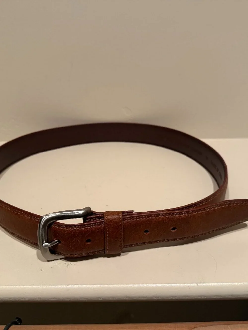 Izod Brown Leather Belt Size 36